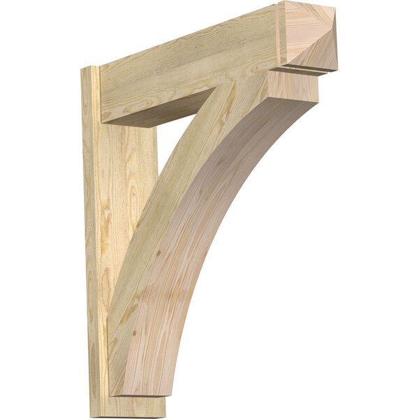 Ekena Millwork Thorton Arts & Crafts Rough Sawn Outlooker, Douglas Fir, 8"W x 36"D x 36"H OUT08X36X36THR03RDF - main